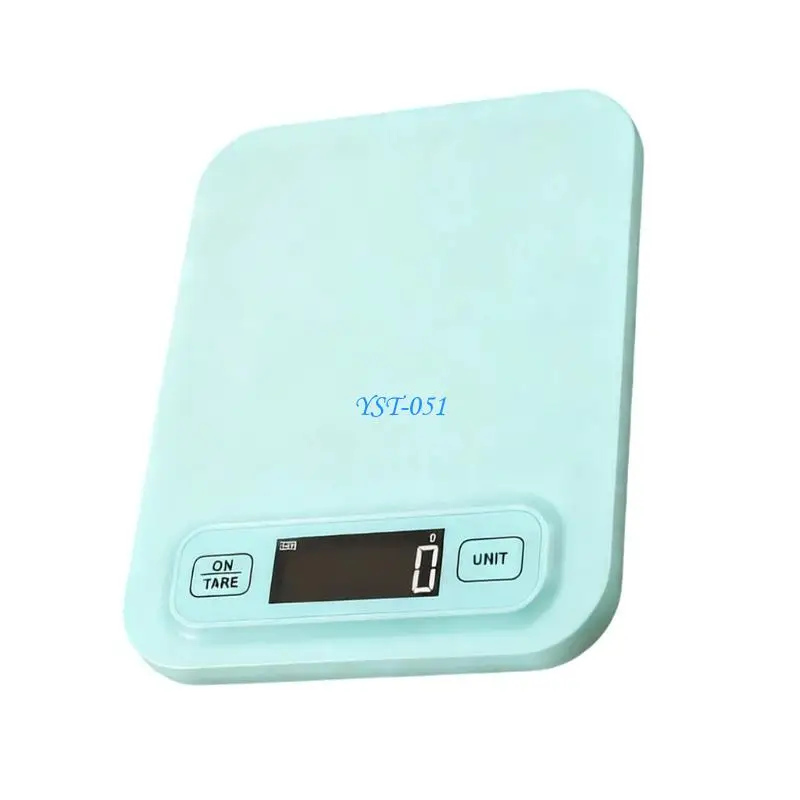 E15A Digital Scale for Baking High Accuracy 1g Weighing Ranges 5kg/10kg LCD Display