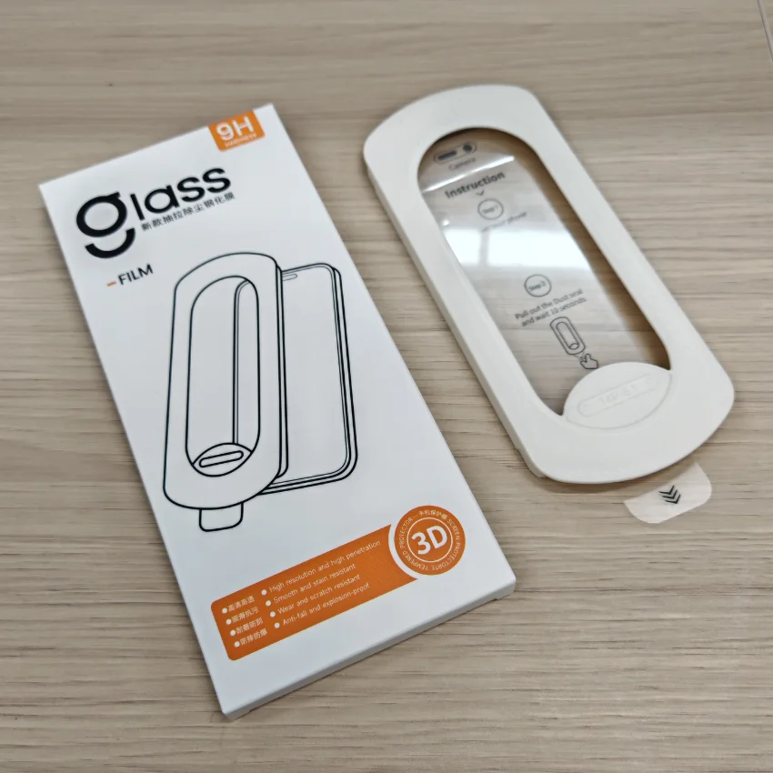 واقي شاشة 17PRO لهاتف iPhone 17 ProMax مقسى 17Pro 17Air 17 أدوات تركيب مقاومة لبصمات الأصابع من الزجاج المقسى