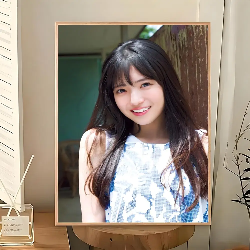 Radiant Expressive Actress K-Kyoko Yoshine Poster Wall Art Painting for Living Room Home Decoration and Holiday Gifts