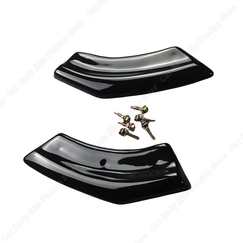 Car Rear Bumper Diffuser Side Splitters Body Kits Tuning Gloss Black ABS For Volkswagen Polo AW MK6 GTI 2017-2020 2021 Pre-LCI