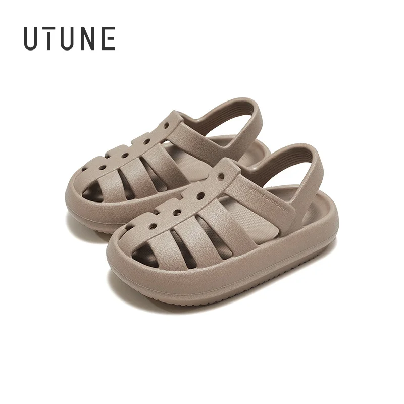 UTUNE-Sandales romaines pour enfants, chaussures de jardin d\'été pour garçons et filles, pantoufles oligBeach, chaussures d\'extérieur pour