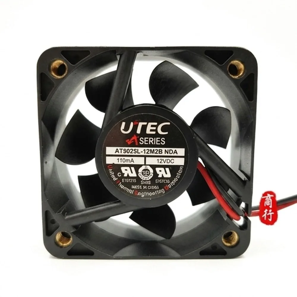 Для UTEC AT5025L-12M2B NDA 5025 DC12V 110mA 5CM 2-проводной вентилятор охлаждения