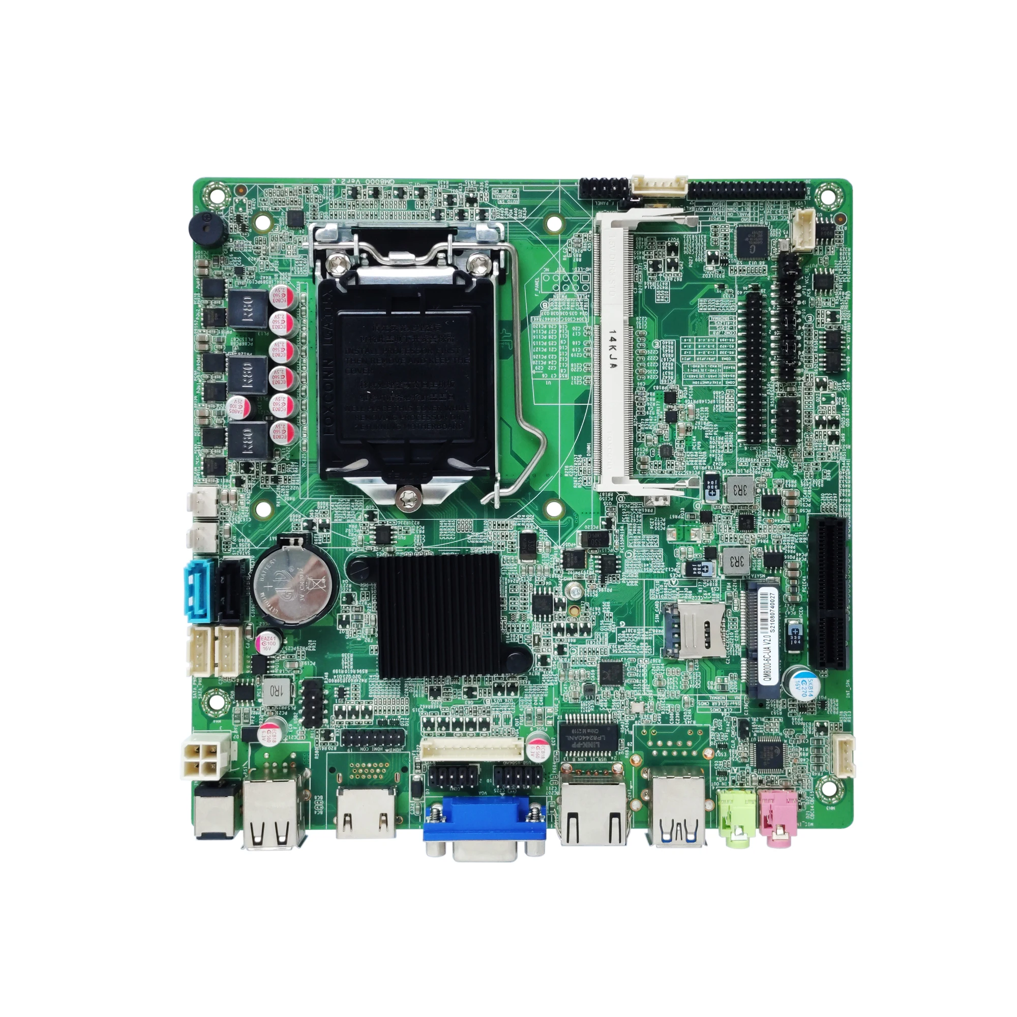 ELSKY 4K Display Mini-ITX Motherboard Core I3 I5 I7 LGA 1150 Processor 1150 Socket H81 Chipset with LVDS HD_MI VGA QM8000