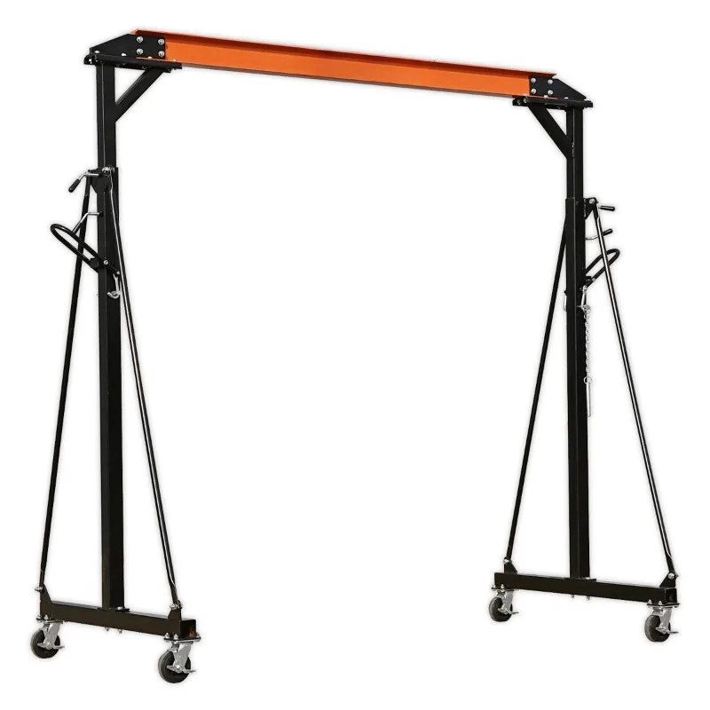 Simple Mobile Gantry Frame Lifting Type Detachable Lifting Machine Small Portable Hoist Frame For Equipment Workshop Maintenance