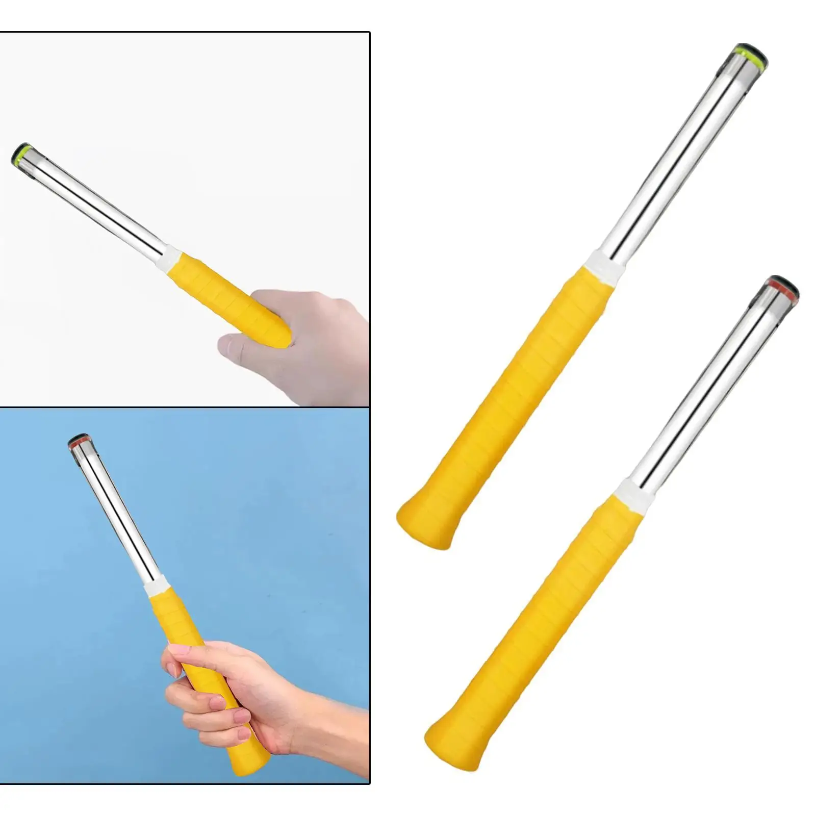 

Ракетка для бадминтона, тренажер для качелей, нескользящее тренировочное оборудование для звуковой обратной связи, палка для разминки рук, запястья, координация тела, для женщин и мужчин