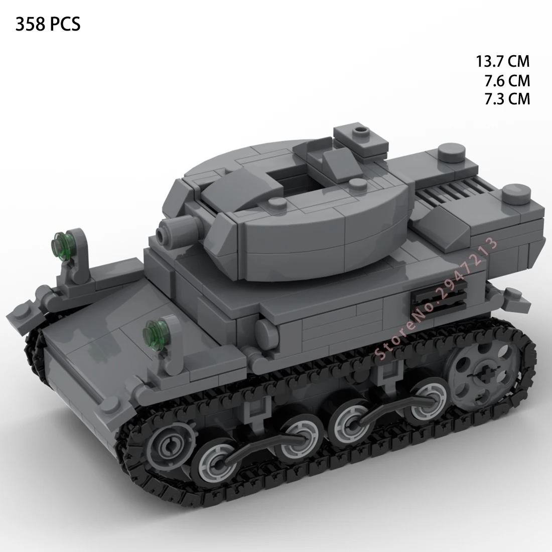 

hot military WWII technical U.S. army M5 Howitzers Motor Carriage Building Block war weapons tank vehicles model brick toys gift