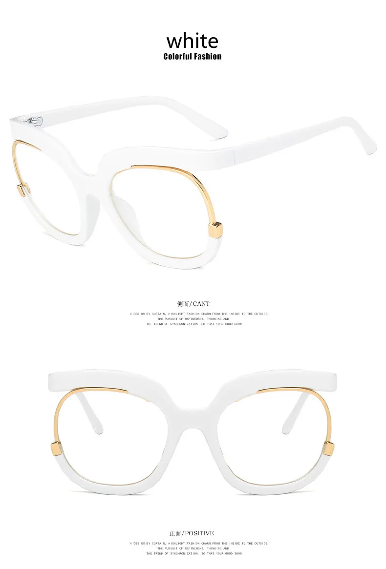Leopardenmuster, rot, übergroß, quadratisch, Lesebrille für Damen, Anti-Blaulicht, 2022, modisch, Computer-Brille, Rahmen, Sehentfernung – Detail 11