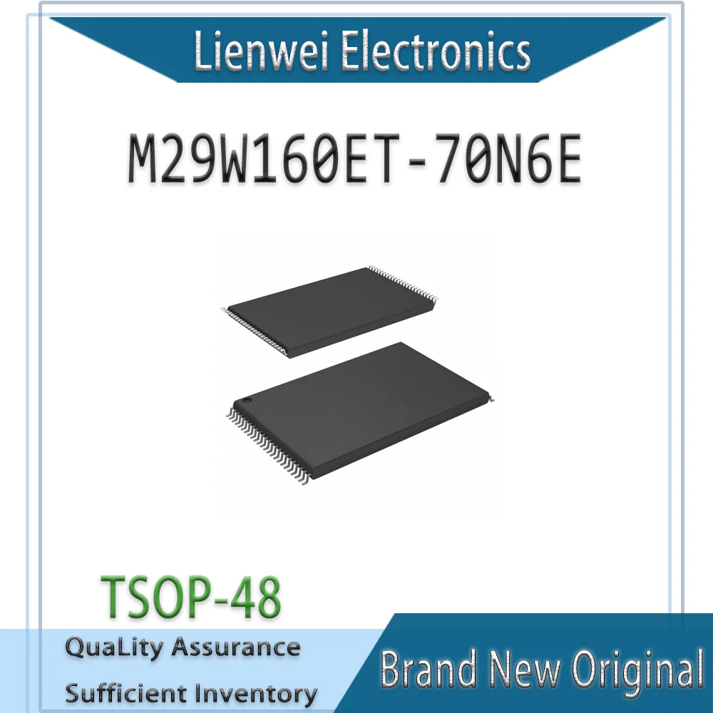 

100% New M29W160ET70N6E M29W160ET-70N6E M29W160ET IC FLASH 16MB Chipset TSOP-48