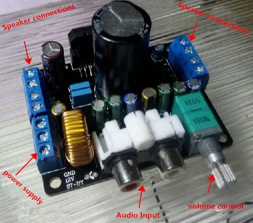 200W Four-channel TDA7850 Car amplifier board with ACC Function control