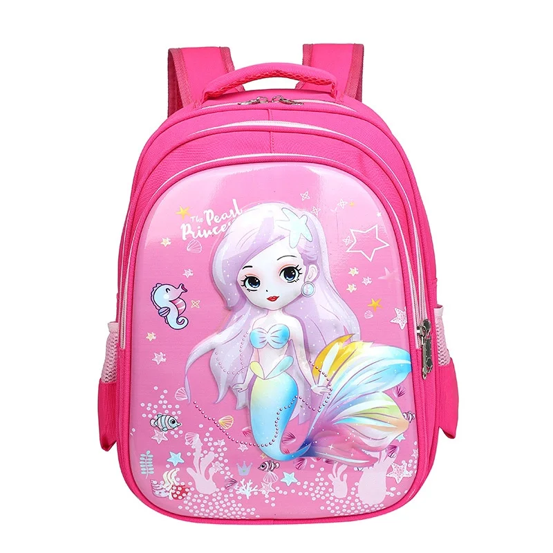 Girl Princess Sweet Mermaid Boy Astronaut Cartoon Schoolbags New Children Cute Fashion Backpacks for Students In Kindergarten