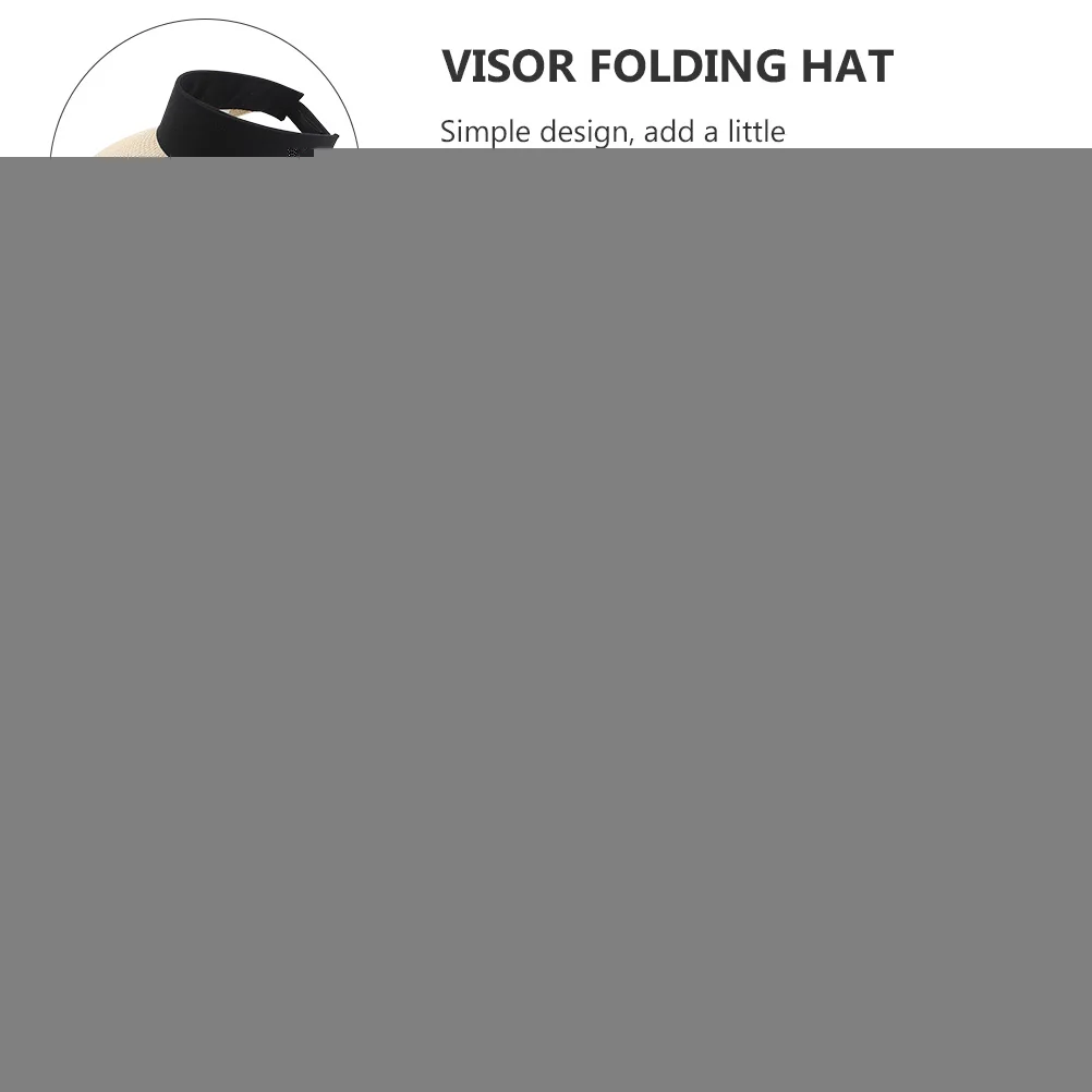 

Straw Sun Hat Summer Foldable Beach Visor Protection Women Elegant Stylish Quality Fabric Adjustable Size Fishing