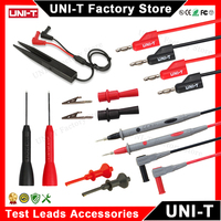 UNI-T Multimeter Test Leads Probes Clamp Meter Alligator Clip Tweezer Testing Line Banana Head Adapter Cable Test Accessories