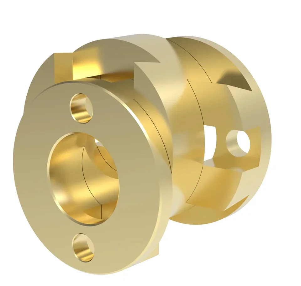 3D Printer Parts Brass Oldham Coupling for  3D Printer Z-axis Screw Hot Bed 3D Printer Upgrade Parts