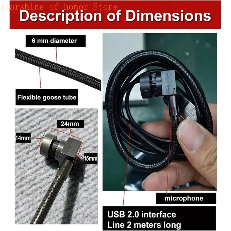 11ub USB Center Webcam 1080p Web Camera Direct Eye Contact Placeing Noise Reductio #4