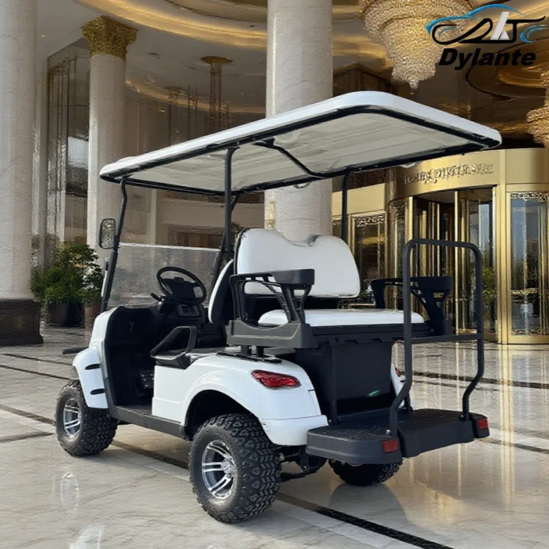 Electric Car 2024 New 72/60V Solar Panel With Lithium Battery Golf Cart 2+2/6 +2 Seater Carts Utility