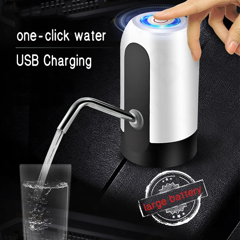 HOT Wireless Electric Barreled Water Pump 800Mah USB Charging Small Portable Fast Water Automatic Dispenser Simple Barrel Type