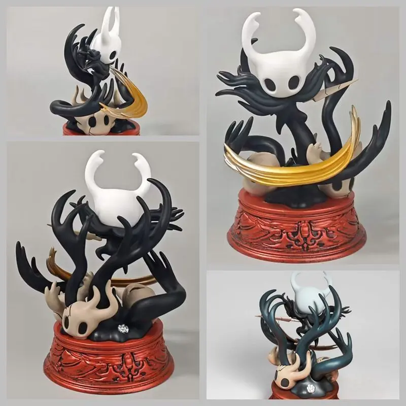 18CM Hollow Knight Silksong Abwärtsstich Abyss Niedliche Actionfigur Desktop-Dekoration Ornament Modell Statue Trendiges Spielzeug Geschenk