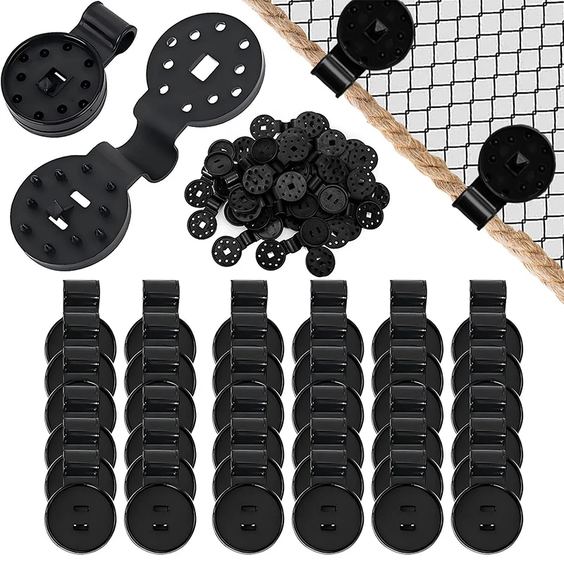 

10/20/50Pcs Awning Clamp Tarp Clips Heavy Duty Lock Grip Tent Fasteners Clips Pool Bungee Cord Car Tighten for Outdoor Camping