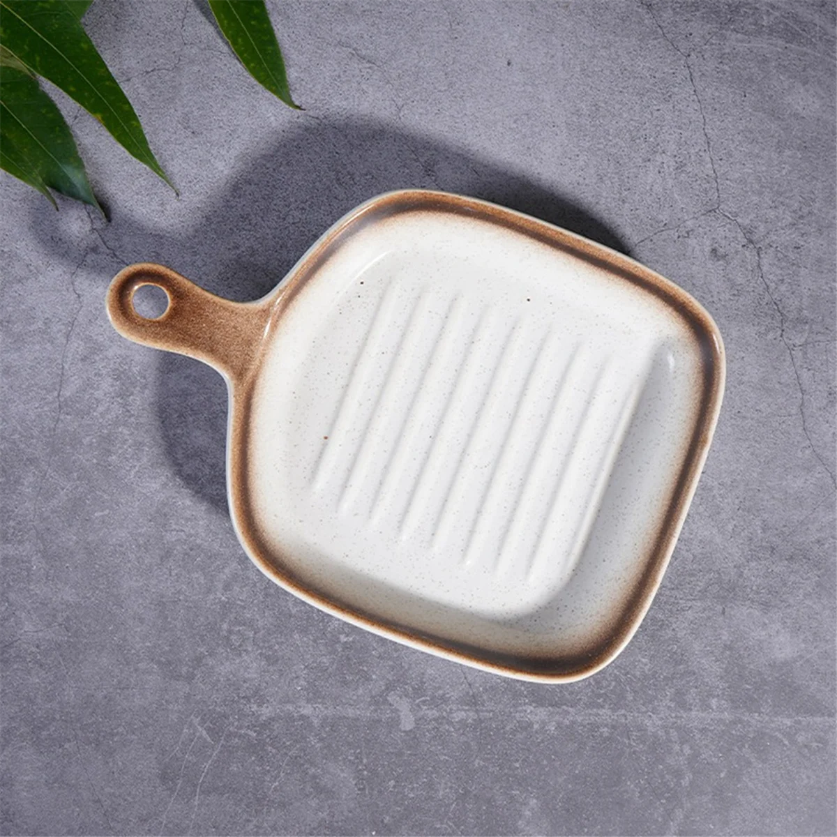 

Highly Recommended.Ceramic Oven Griddle Dishes Baking Oven Western Food Plate,Yellow