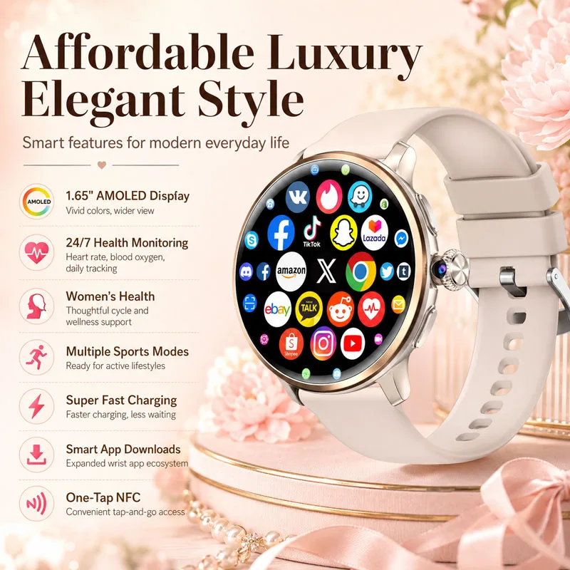 4G Video Call Smart Watches Men 3+32Gb Heart Rate Health Monitor GPS Wifi Sports Waterproof Smartwatch NFC Women APP Download