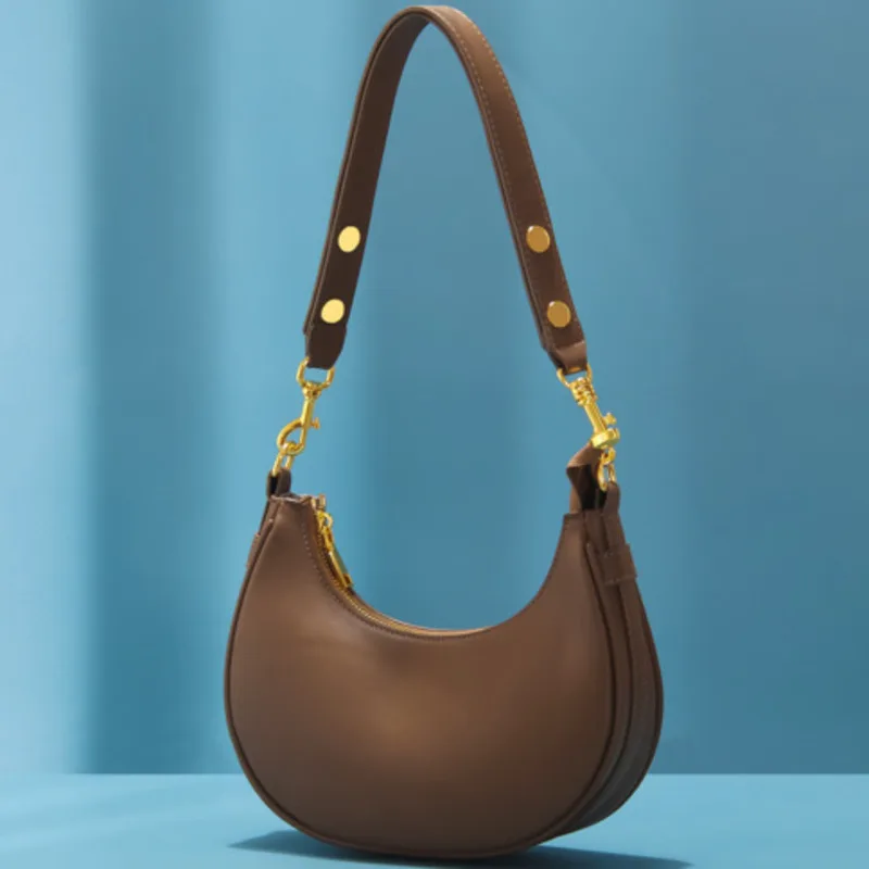 Sac à Main en Cuir Souple pour Femme, Sacoche à Bandoulière de Luxe Polyvalente, Décontracté, de Haute Qualité, Haut de Gamme