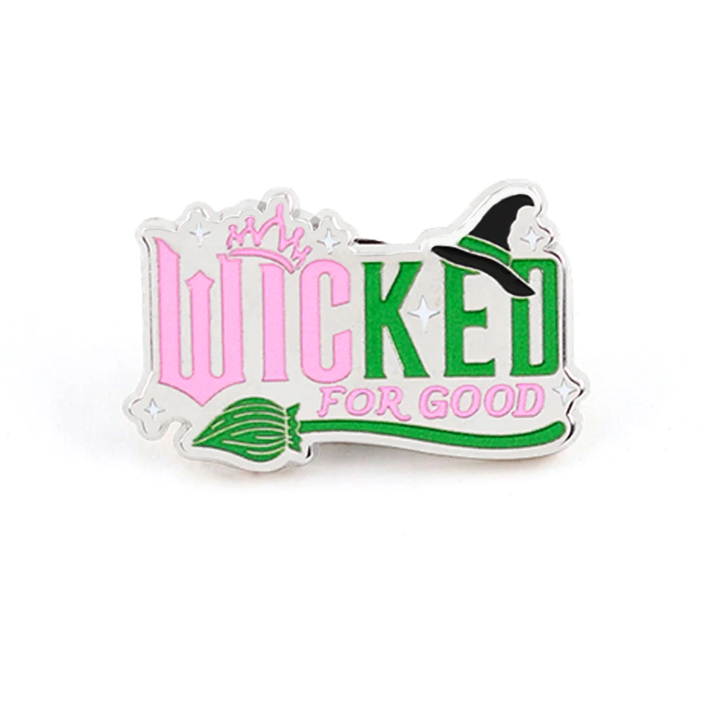 Wicked – Die beste Emaille-Brosche, inspiriert vom Broadway-Musical, Anstecknadel, Hexenhüte, Kronen, Fantasy-Accessoires, Geschenk für Musical-Fans – Detail 5