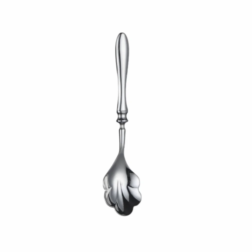 Durable Shell Shape Stainless Steel Spoons French Light Luxury Soup Spoon Exquisite Yogurt Spoon Hotel