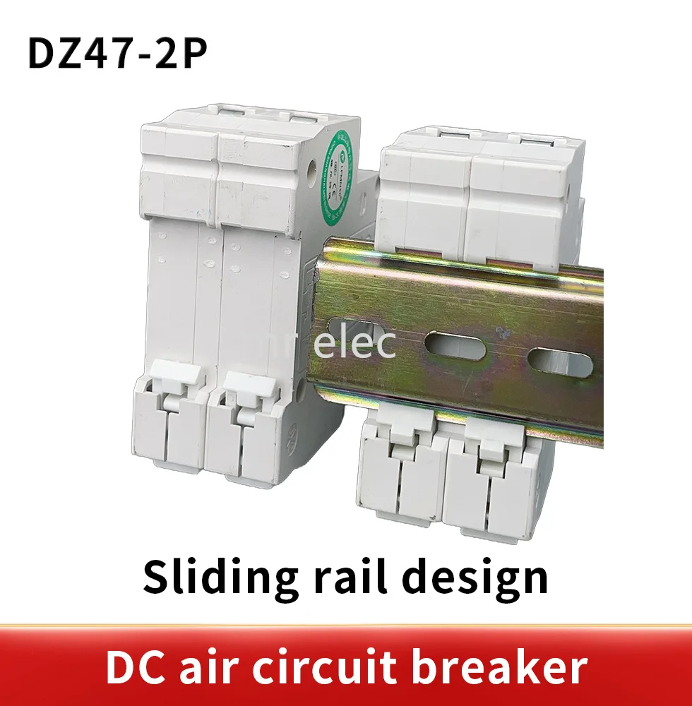 DC 2P 6A 10A 16A 20A 25A 32A 40A 50A 63A Circuit breaker DC250V MCB 2 Poles Solar Energy Photovoltaic PV Mini DC Air switch