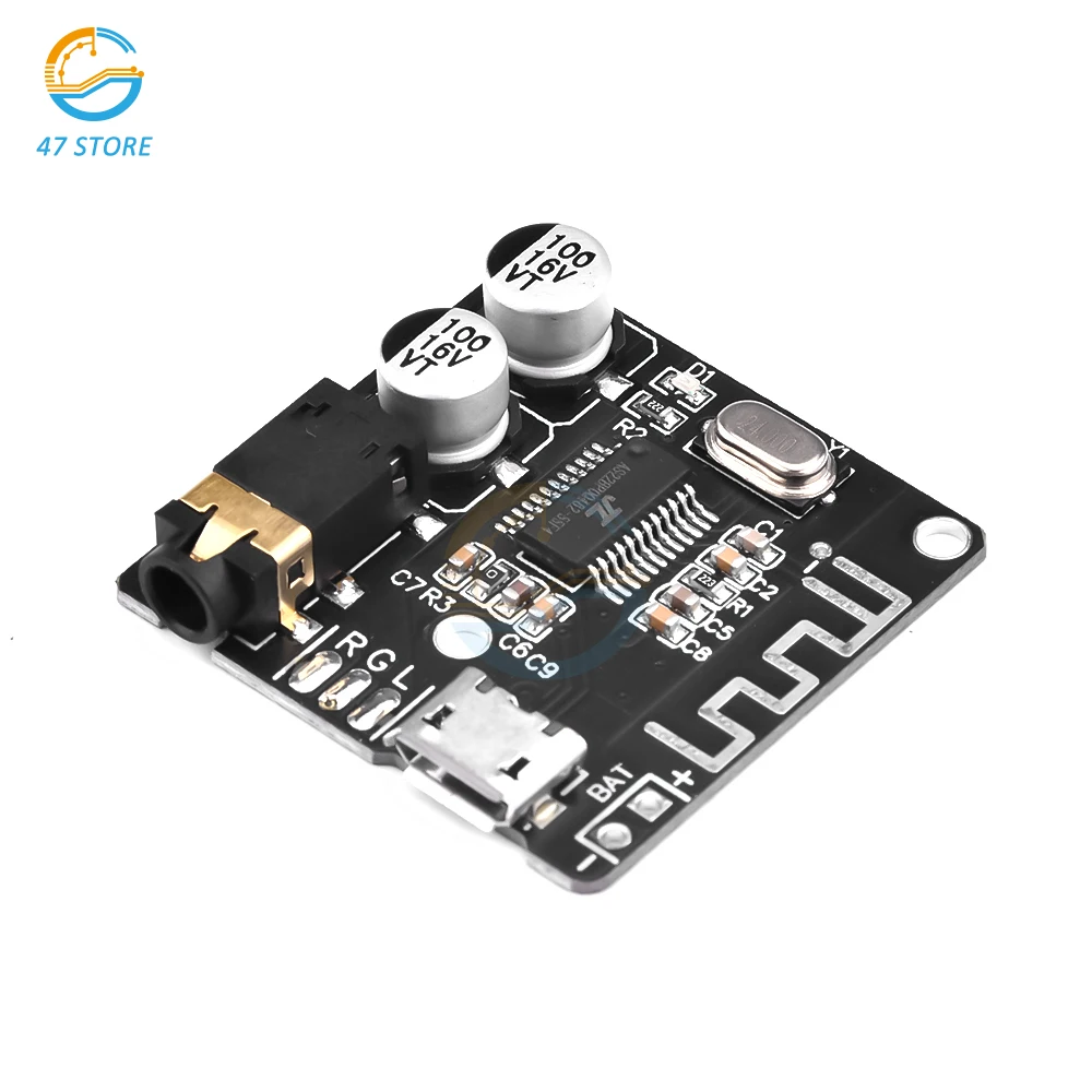 VHM-314 Bluetooth Bluetooth Audio Receiver Board 5.1 MP3 Lossless Decoder Board Wireless Stereo Music Module 3.7-5V