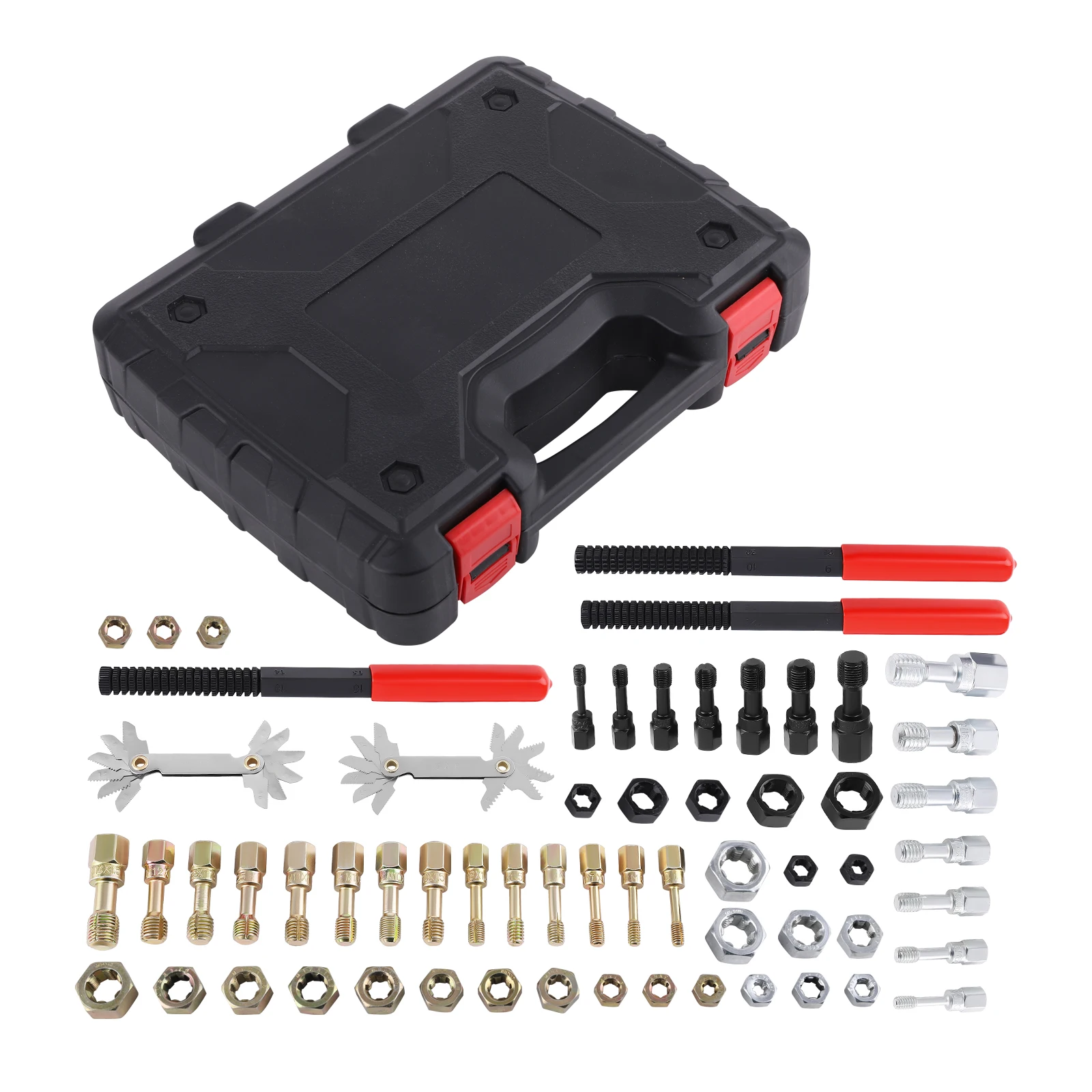 

Universal Thread Repair Set 61pc Heat-Treated UNC UNF Metric incl. SAE Files