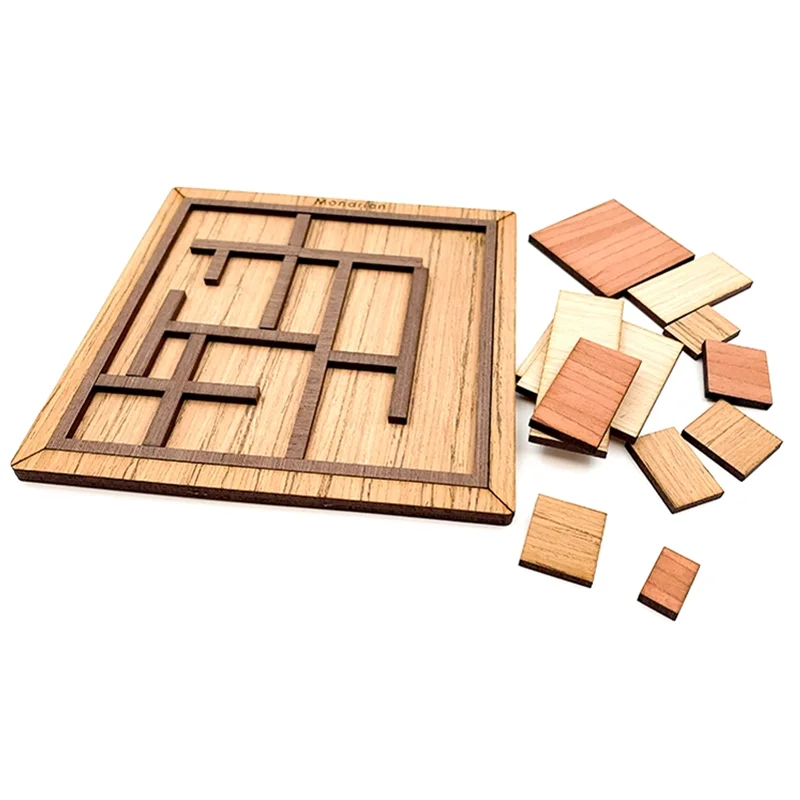 마음이 놀라운 논리 나무 지능 탱그램 보드 포장 퍼즐 두뇌 게임