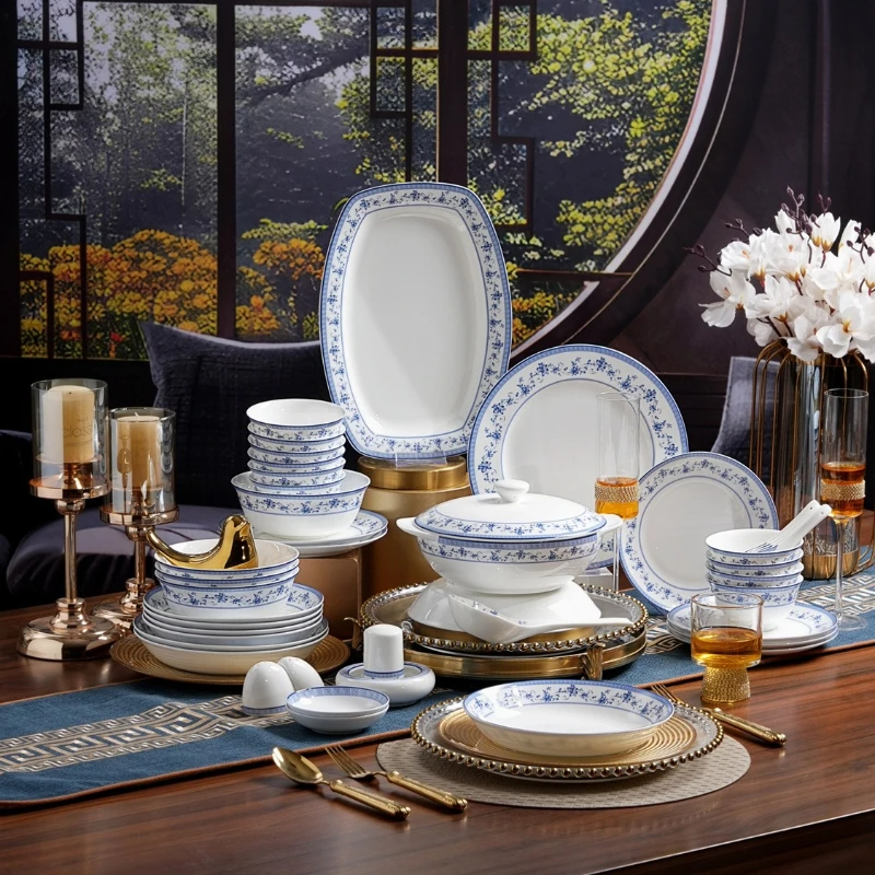 48 head set dishes, household high-end dishes