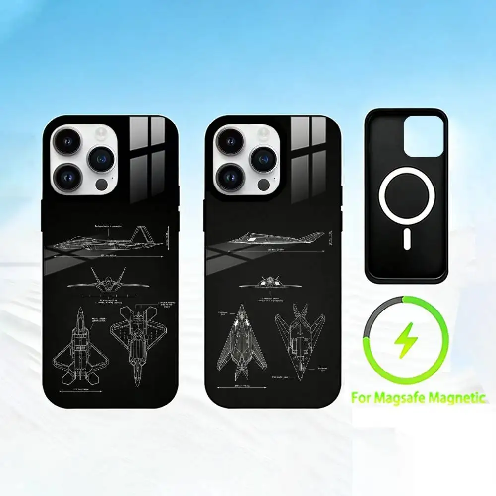 

C-CartoonS Bear Phone Case For iPhone 17 16 15 14 13 12 Pro Max Plus for Mirror Wireless Magnetic Cover