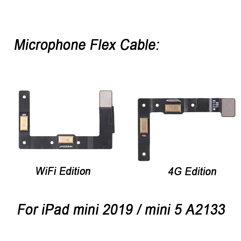 

Microphone Flex Cable For iPad mini 2019 mini 5 A2133 WiFi Edition / 4G Edition