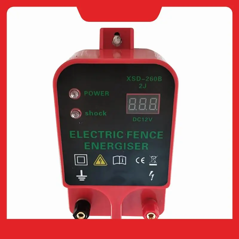 

Электрический забор 10 км для скота, высоковольтный импульсный контроллер, сигнализация, водонепроницаемый ЖК-дисплей напряжения (вилка европейского стандарта)-N38R