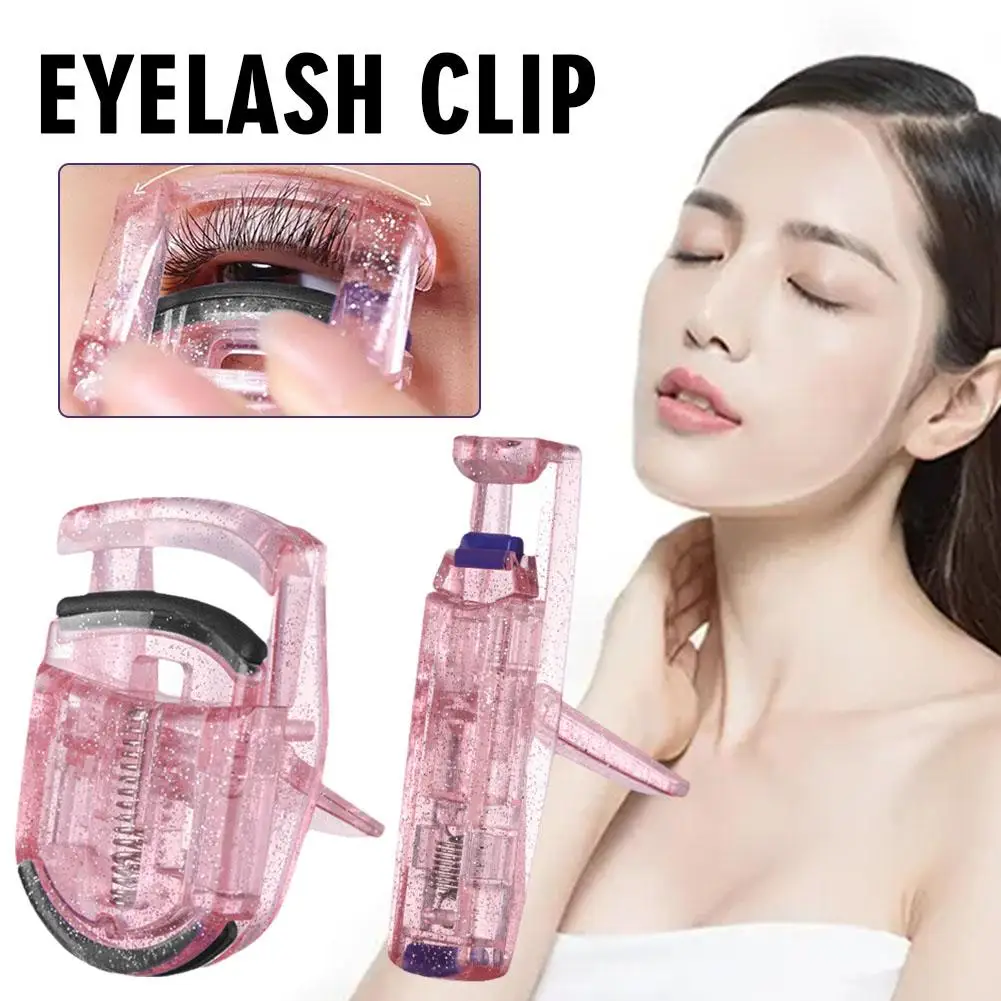 False Eyelashes Auxiliary Eyelash Curling Clip Beauty Cosmetic Make Up Tools Mini Eyelash Curler Professional Multicolor Folding