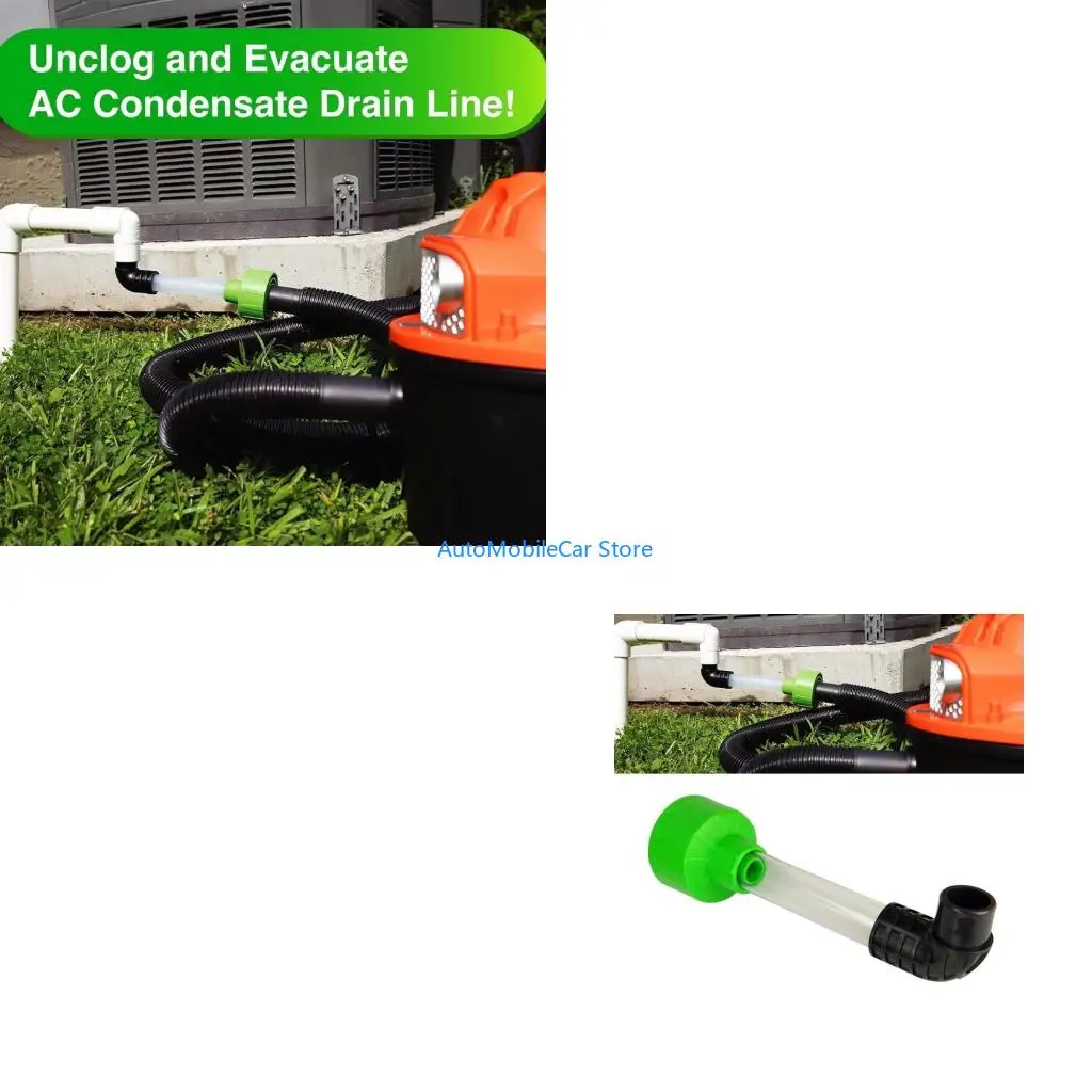 G8TE Cleaner Adapter Universal HVAC Drain Line Unclogger Easy Installation