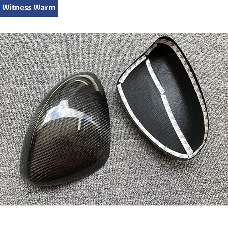 Car Rearview Mirror Covers Dry Carbon Fiber for Mazda MX-5 Miata ND 2016-2023 Add On Auto Racing Side Mirror Caps Shell