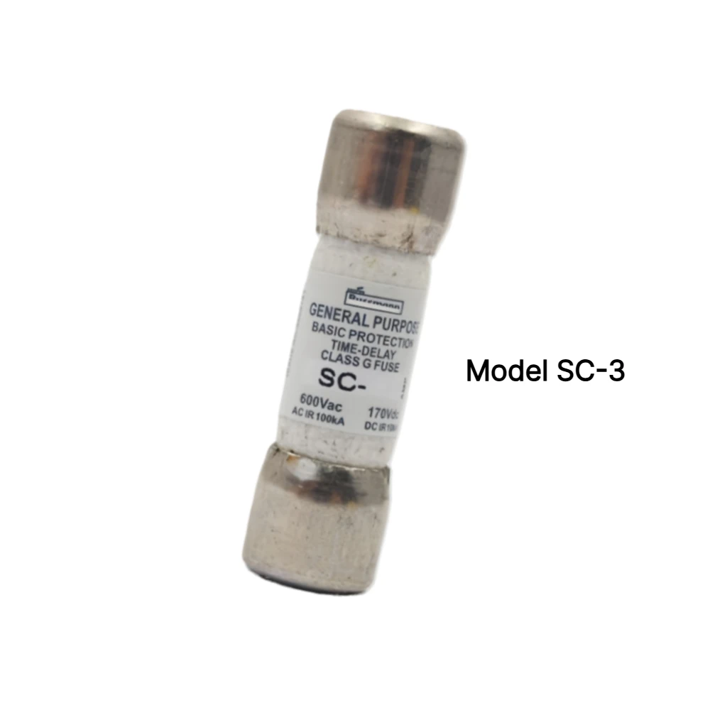 SC-3 Time Delay Class G Fuse 3A 600VAC Current Limiting Industrial Fuse SC3 1PCS