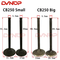 For Zongshen CB250 CBB250 CQR250 Motorcycle Engine Valve Intake Exhaust  Kayo T4 Off Road Dirt Bike Engine Spare Parts