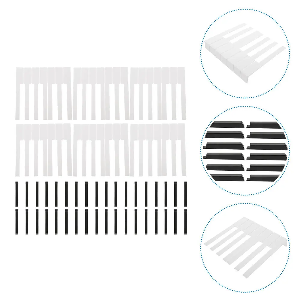 

88pcs Piano Keytops Replacement Durable Repairing Tool For Piano Accessories Supplies Keyboard Instrument Parts