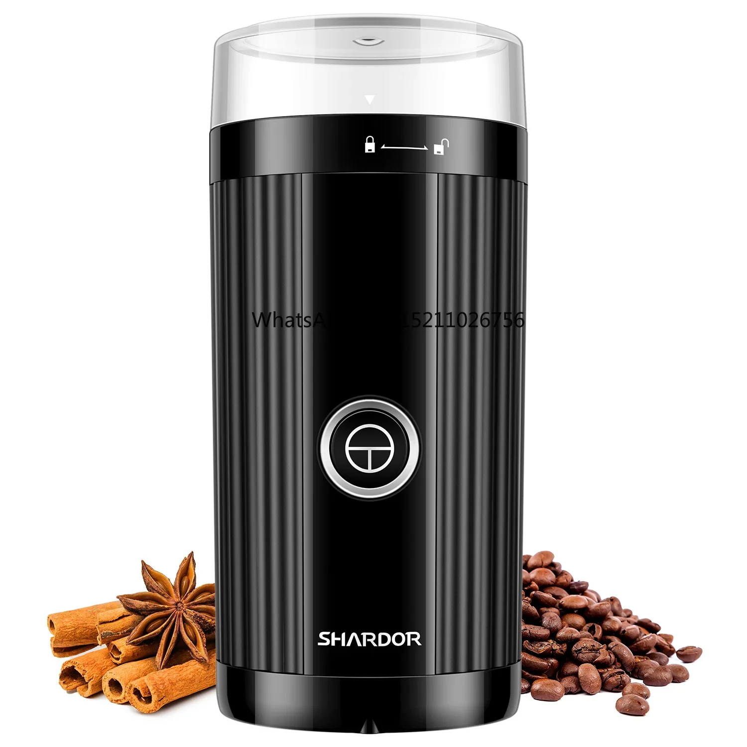 

High Quality Coffee Bean Grinder With Safety Lock Switch Portable Coffee Grinder Electric