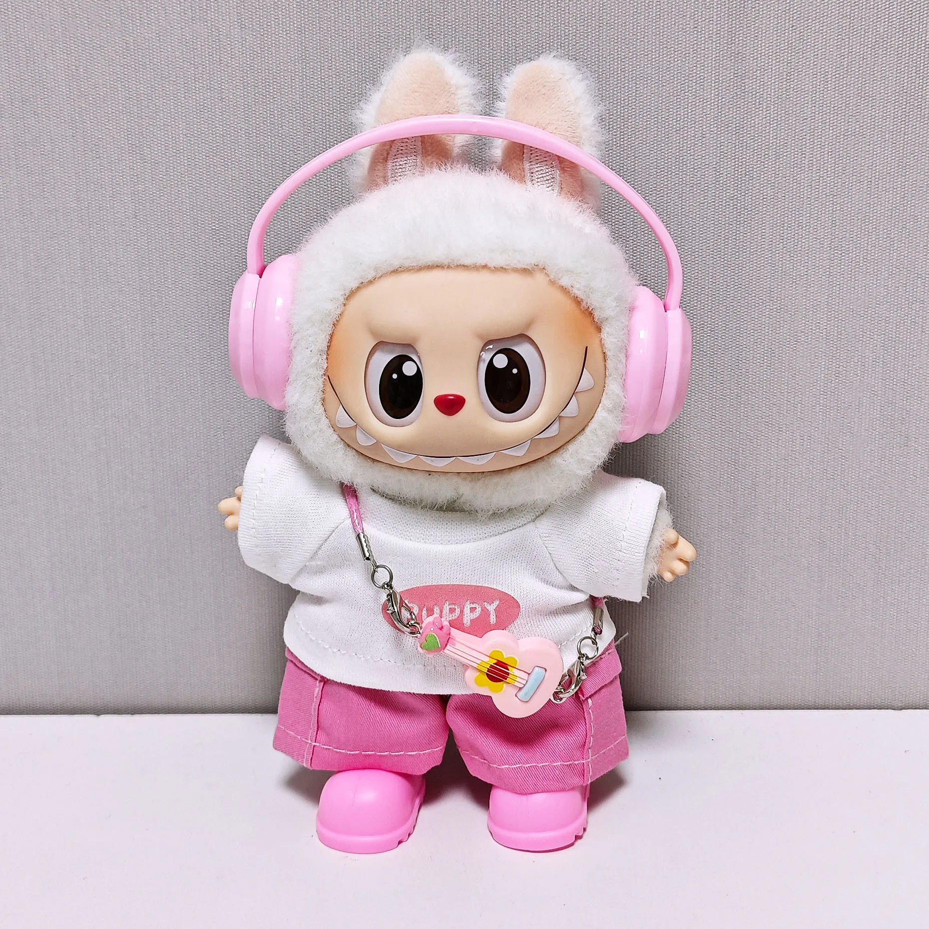 For Labubu Select High-quality Doll Clothing 15-17CM Casual Wear Set - 6-piece Set Labubu Universal Clothing