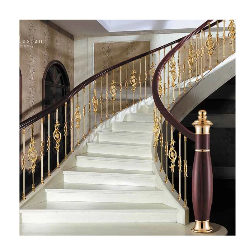 custom.Luxury house stainless steel stair post decorative attic stair railing designs