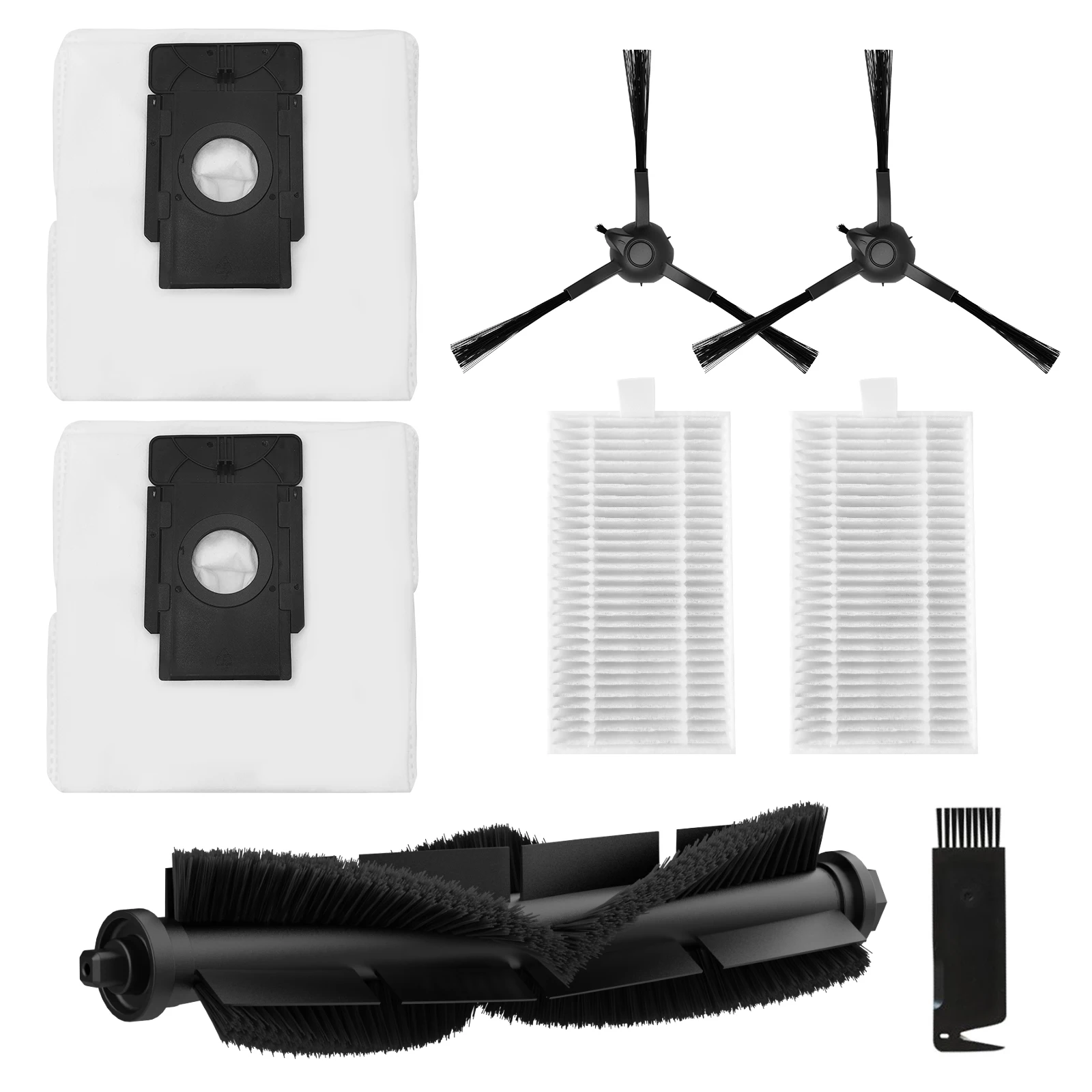 kit de substituicao compativel com verefa l11 pro inclui bolsa de po 2x escova lateral 2x filtro 1x escova de rolo 01