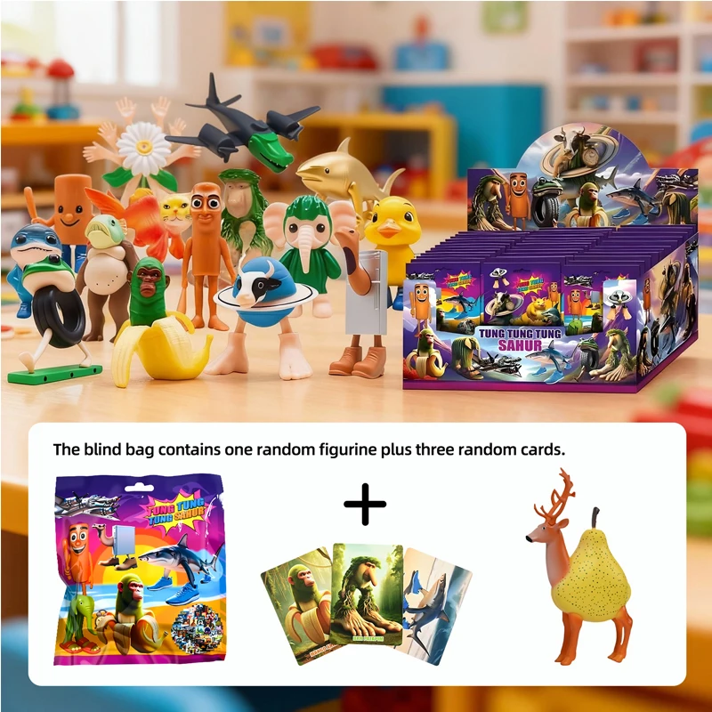 6/3/1 шт., итальянская слепая сумка для мозга, загадочная коробка, игрушки, забавные мем, фигурки мозга, наборы торговых карточек, украшение для рабочего стола, рождественские подарки