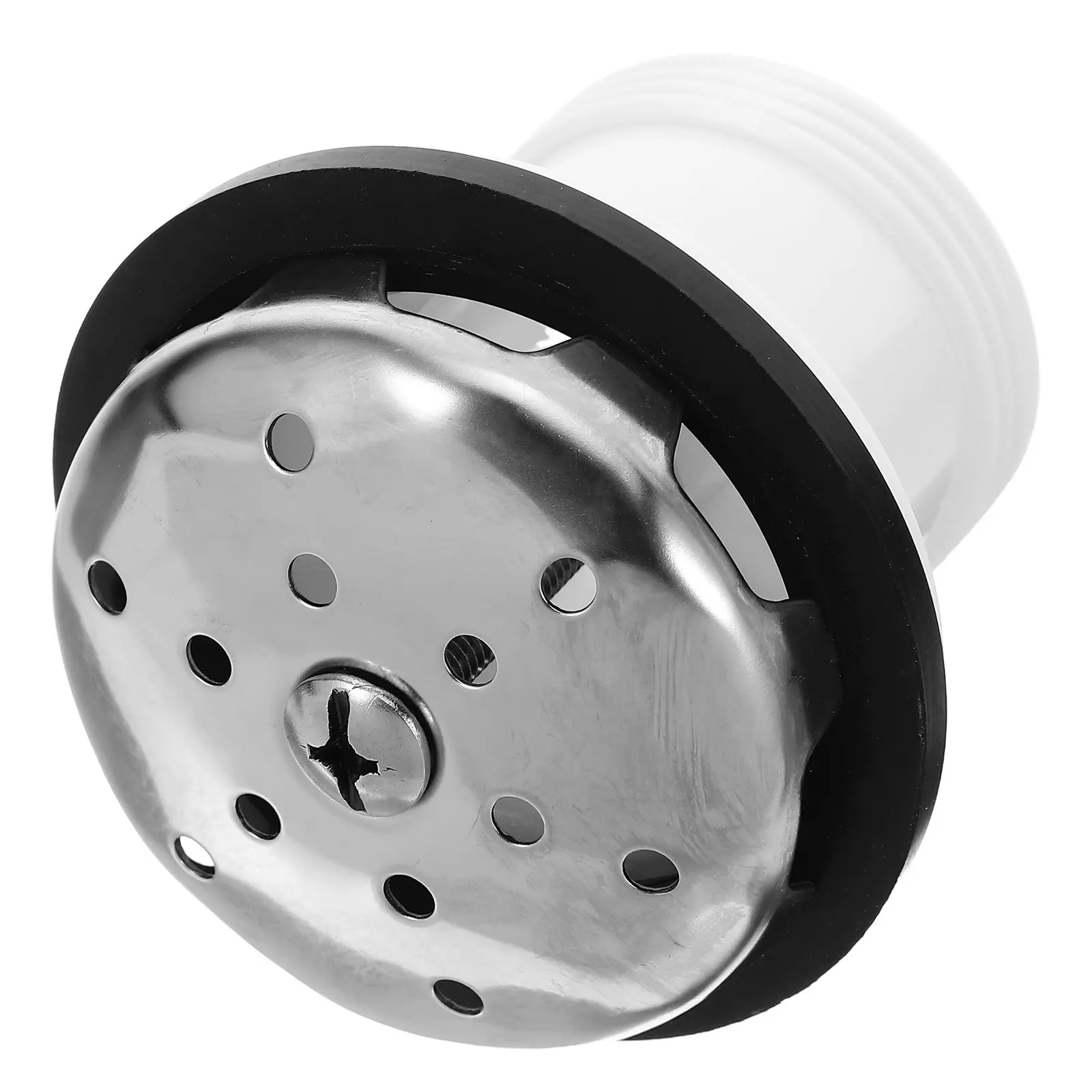 

Stainless Steel Plastic Urinal Drain Outlet Connector Assembly Efficient Anti-Clog Drainage for Hotels Offices Shopping Mall