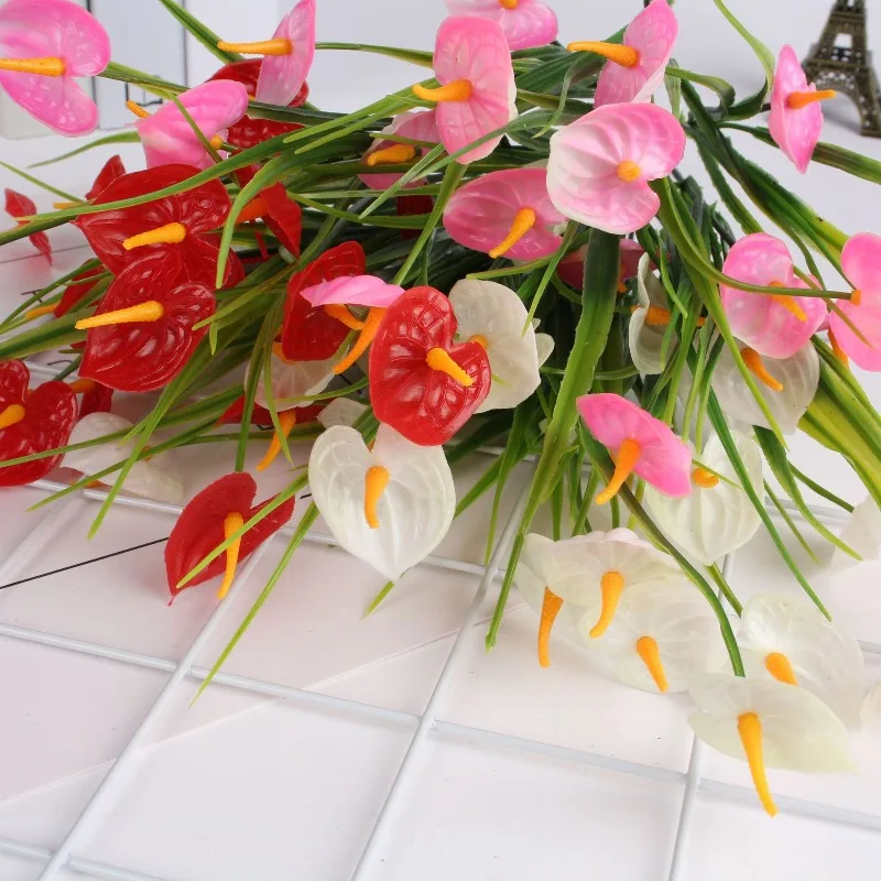 Artificial Flowers Calla Lily Fake Flowers for Outside Indoor Outdoor Office Home Garden Decoration