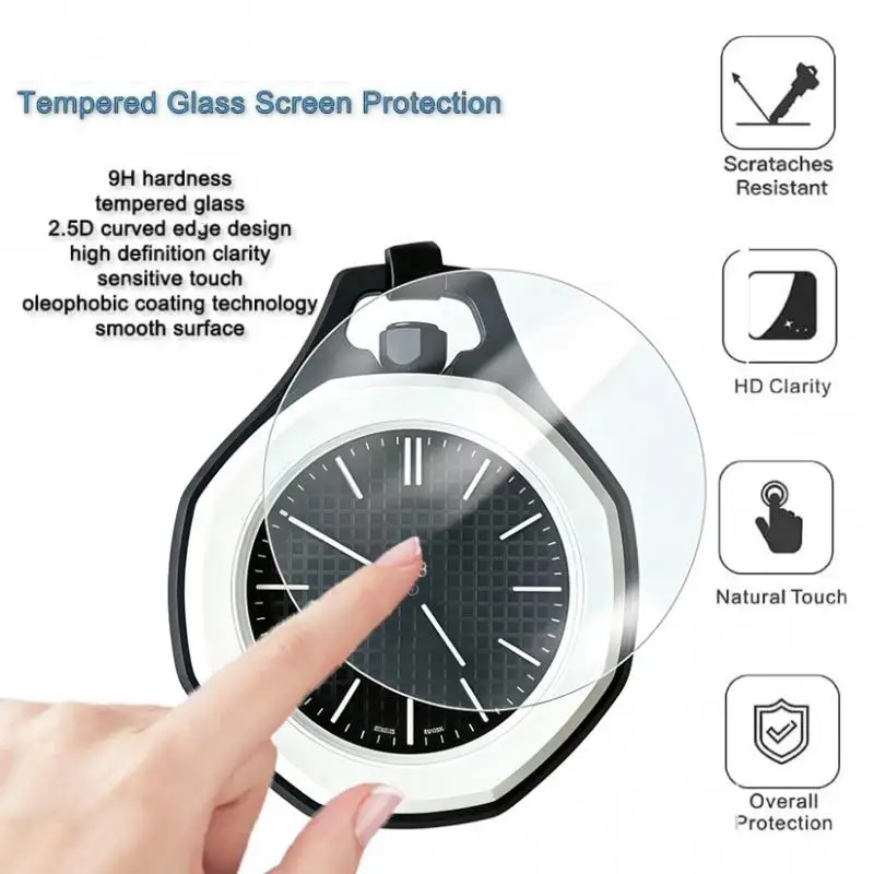 Gehärtetes Glas für Swatch X AP Royal Pop Taschenuhr, Displayschutzfolie, kratzfeste Folie, Schutzhülle, Smartwatch-Zubehör – Detail 6
