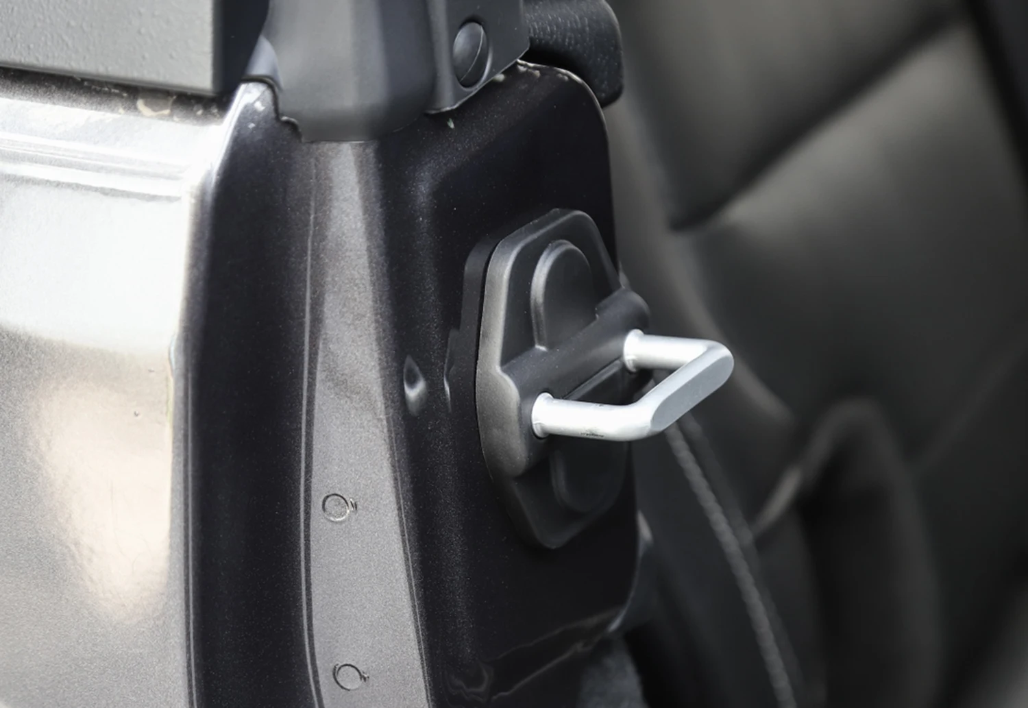 Protector de cerradura de puerta de coche, cubierta decorativa embellecedora para Jeep Wrangler JL JT 4XE, accesorios interiores, 2018, 2019, 2020,